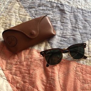 RayBan Clubmaster polarized sunglasses